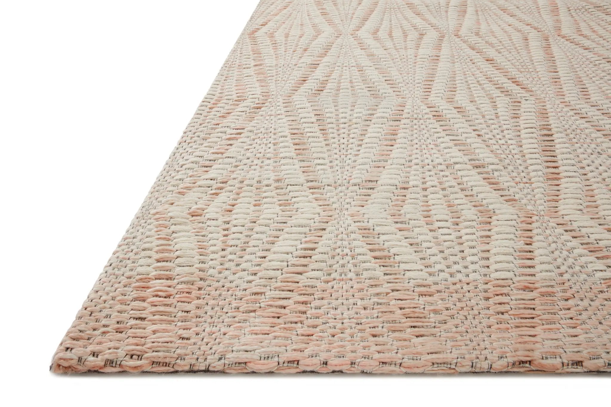 Kenzie KNZ-01 Ivory / Blush Area Rug by Loloi