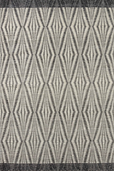 Kenzie KNZ-01 Ivory / Charcoal Area Rug by Loloi