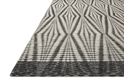 Kenzie KNZ-01 Ivory / Charcoal Area Rug by Loloi