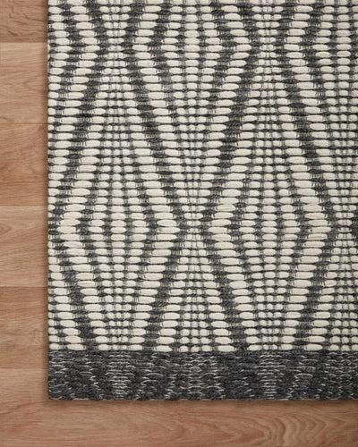 Kenzie KNZ-01 Ivory / Charcoal Area Rug by Loloi