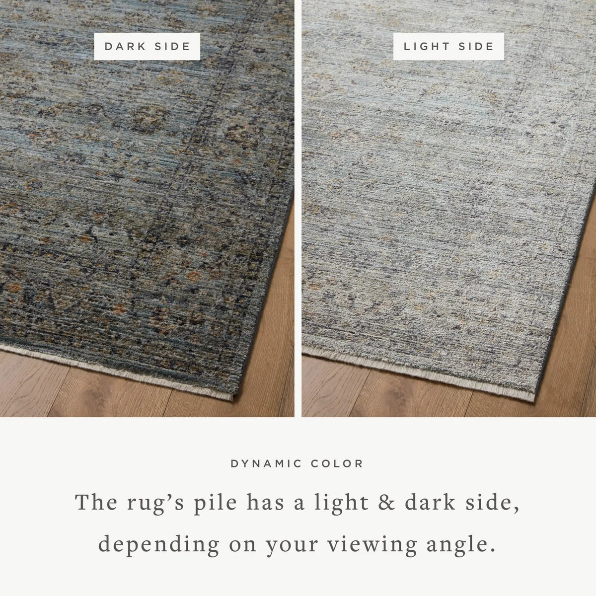 Katherine KES-01 Ocean / Gold Area Rug by Jean Stoffer x Loloi