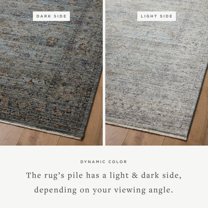 Jean Stoffer x Loloi Katherine KES-01 Ocean / Gold Area Rug