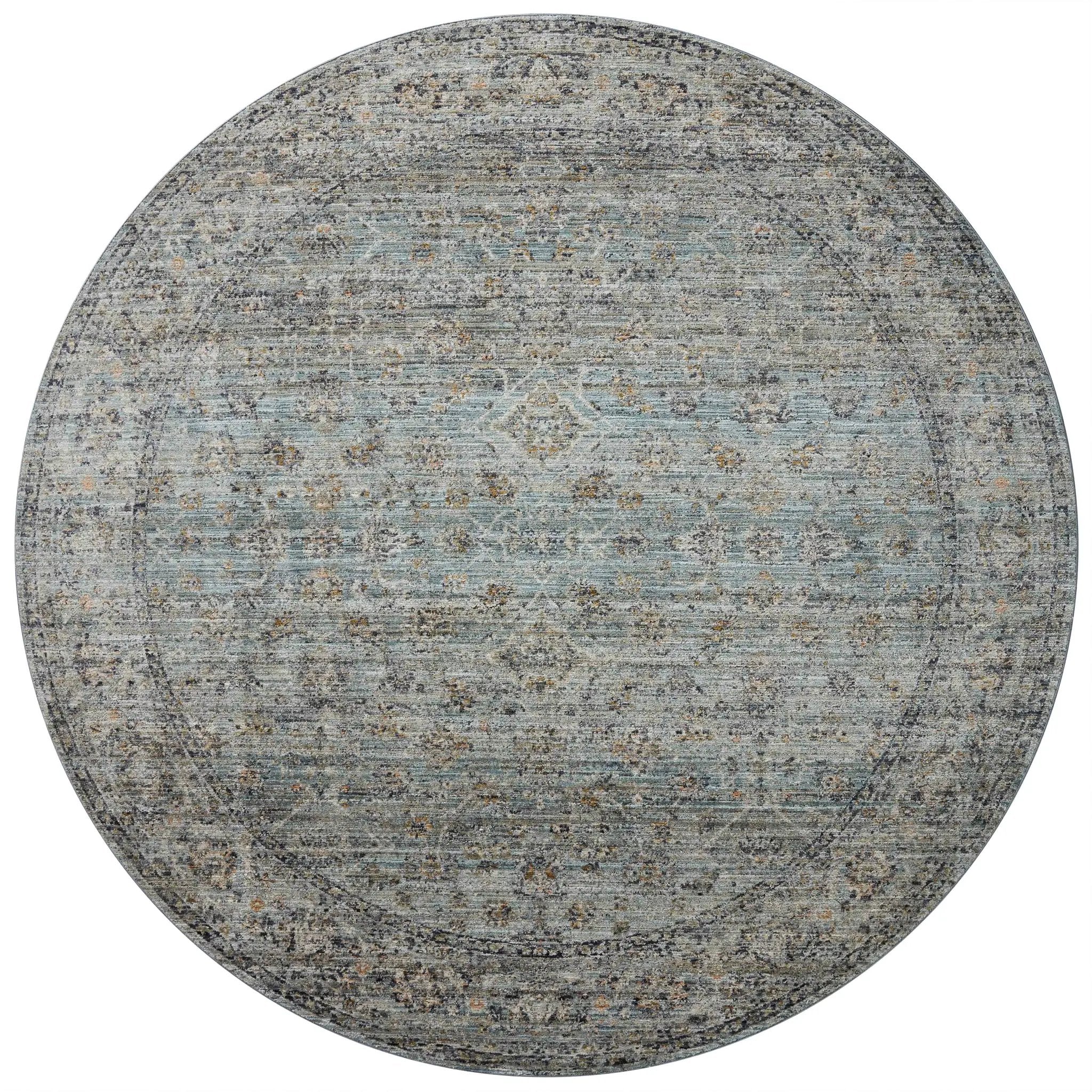 Katherine KES-01 Ocean / Gold Area Rug by Jean Stoffer x Loloi