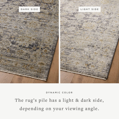 Jean Stoffer x Loloi Katherine KES-02 Charcoal / Gold Area Rug
