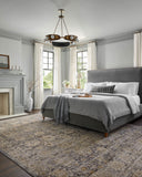 Jean Stoffer x Loloi Katherine KES-02 Charcoal / Gold Area Rug