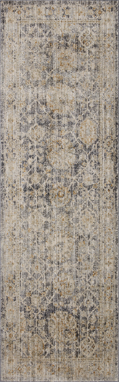 Jean Stoffer x Loloi Katherine KES-02 Charcoal / Gold Area Rug