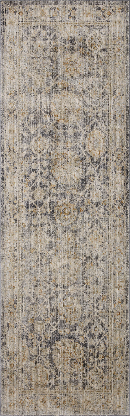 Jean Stoffer x Loloi Katherine KES-02 Charcoal / Gold Area Rug