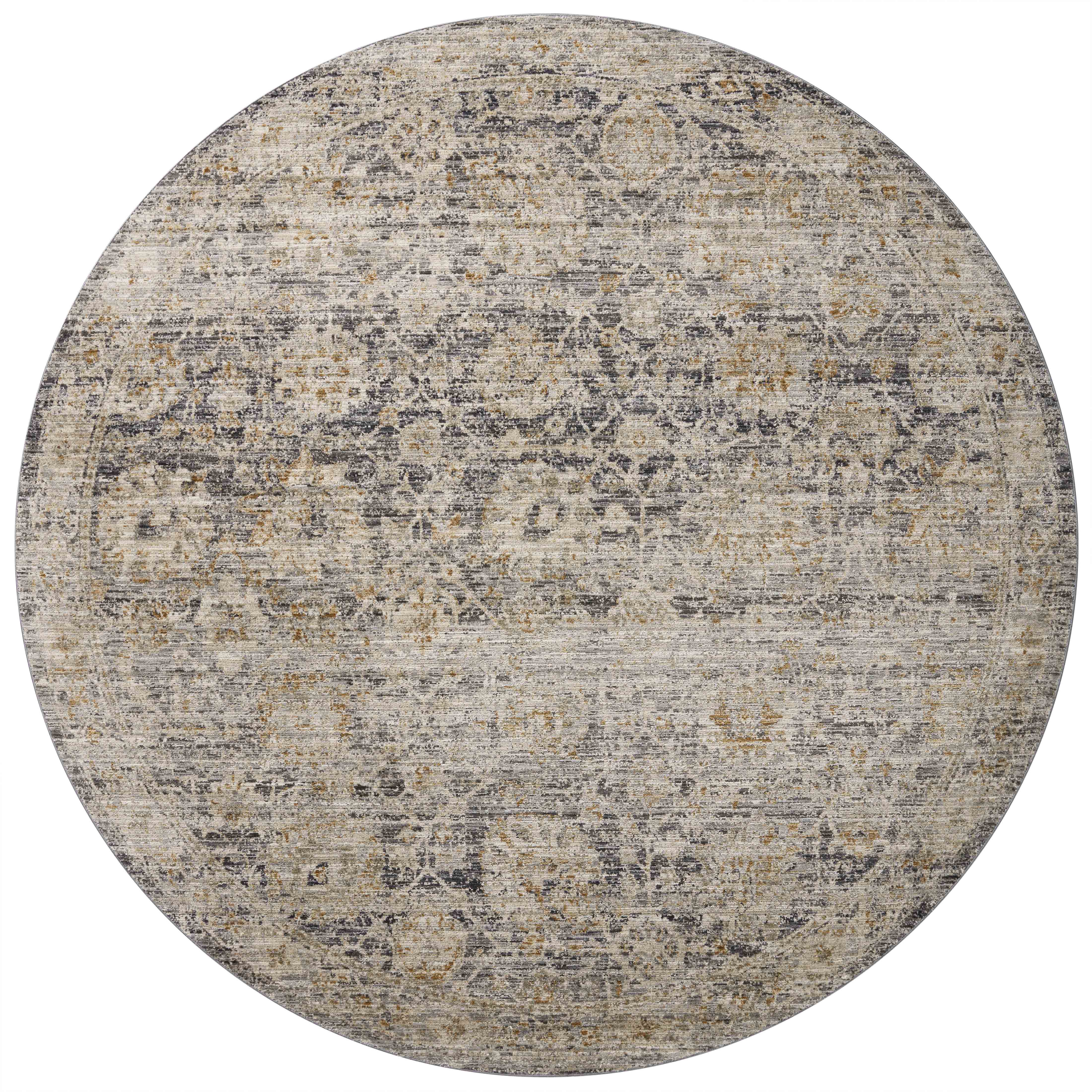 Jean Stoffer x Loloi Katherine KES-02 Charcoal / Gold Area Rug
