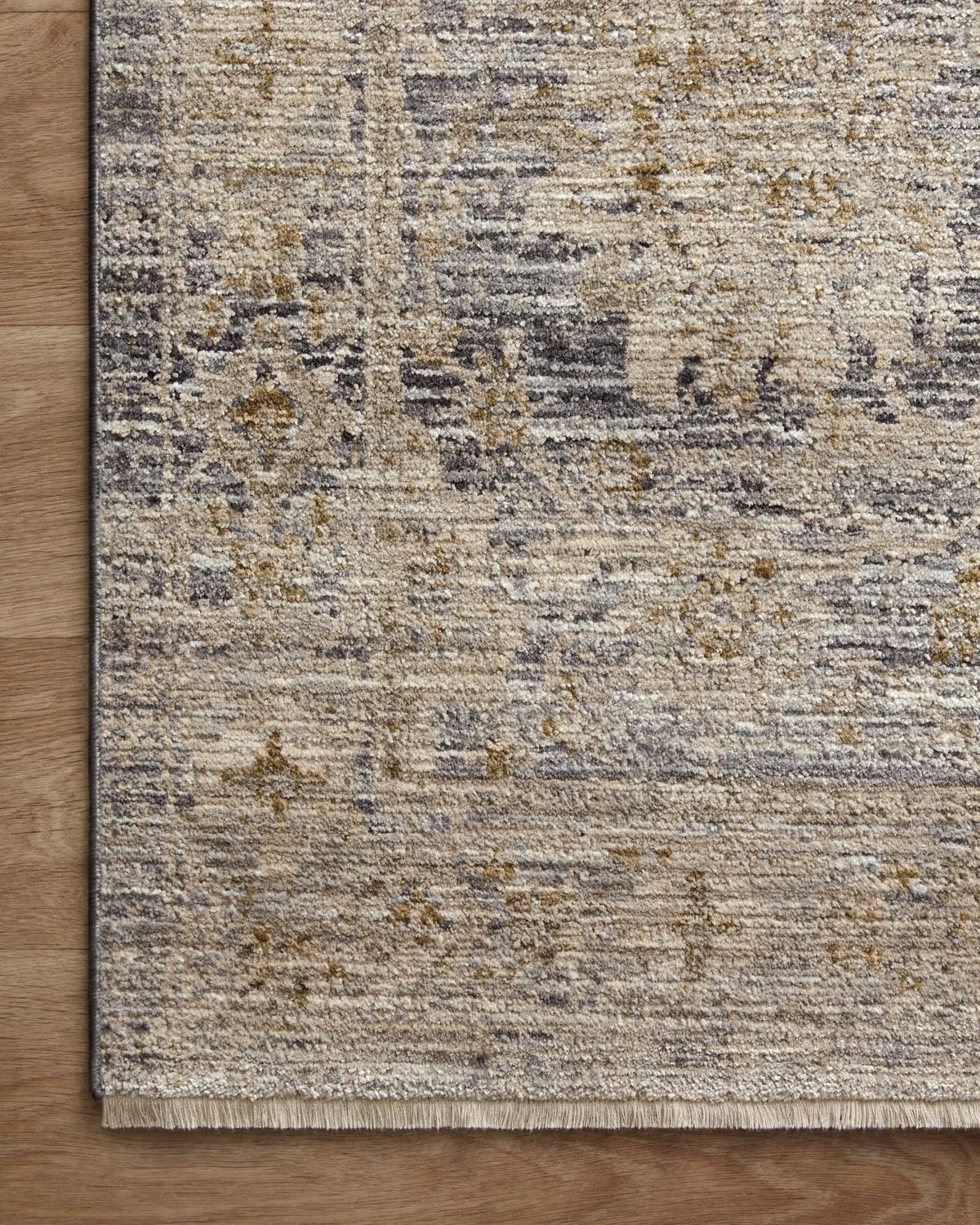 Katherine KES-02 Charcoal / Gold Area Rug by Jean Stoffer x Loloi