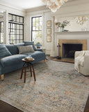 Jean Stoffer x Loloi Katherine KES-02 Ocean / Coral Area Rug