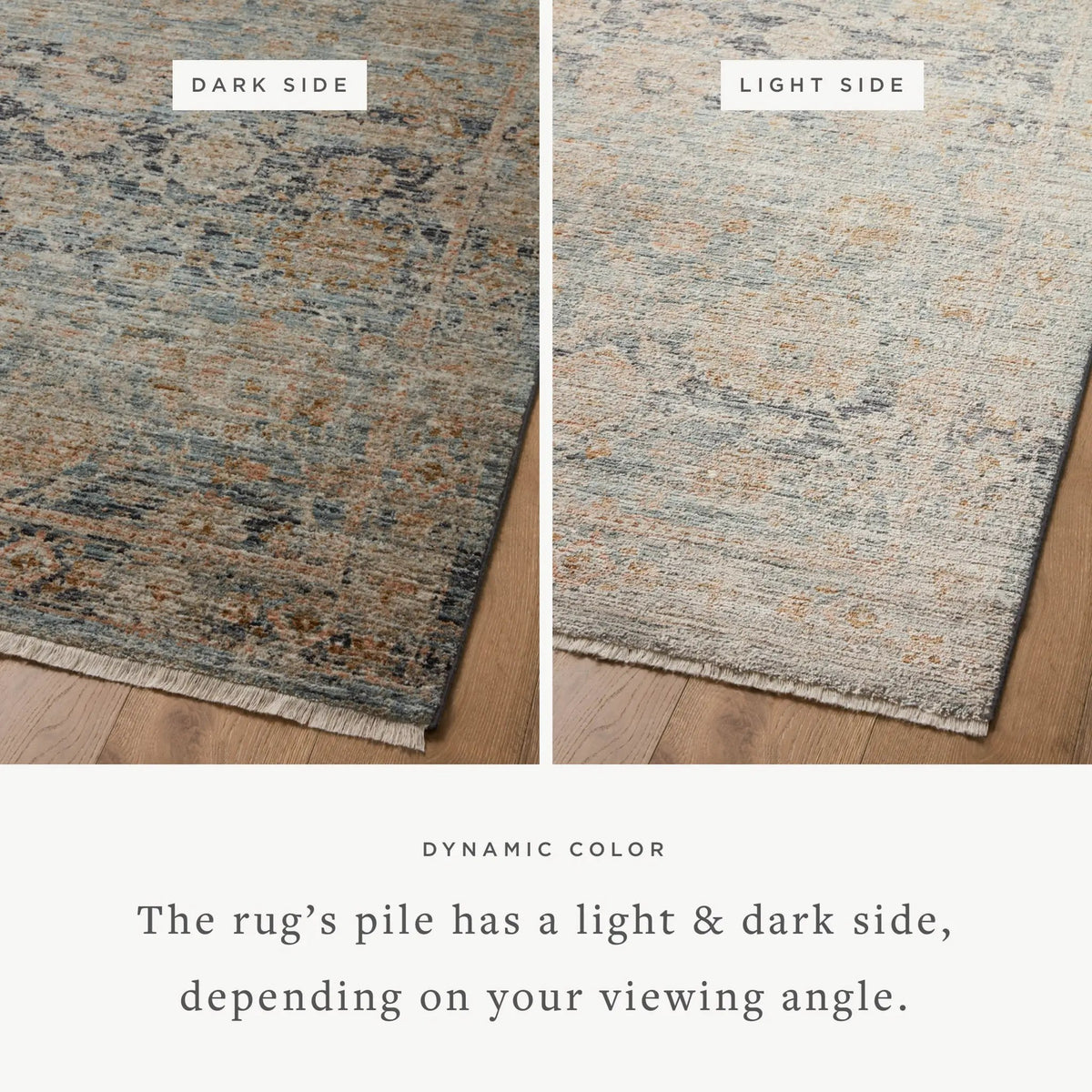 Katherine KES-02 Ocean / Coral Area Rug by Jean Stoffer x Loloi