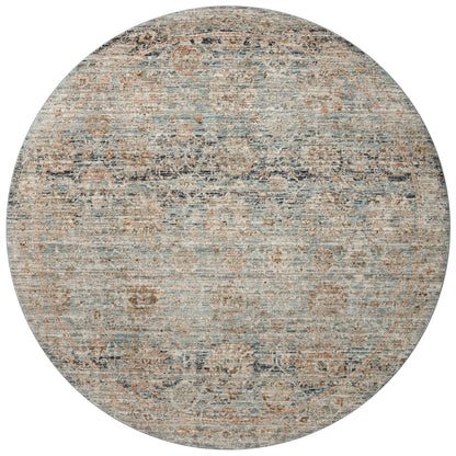 Jean Stoffer x Loloi Katherine KES-02 Ocean / Coral Area Rug