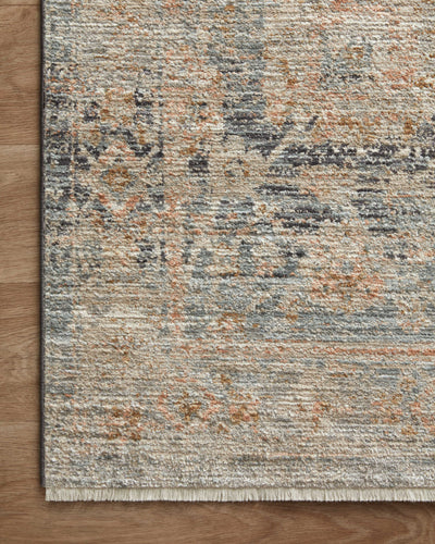 Jean Stoffer x Loloi Katherine KES-02 Ocean / Coral Area Rug
