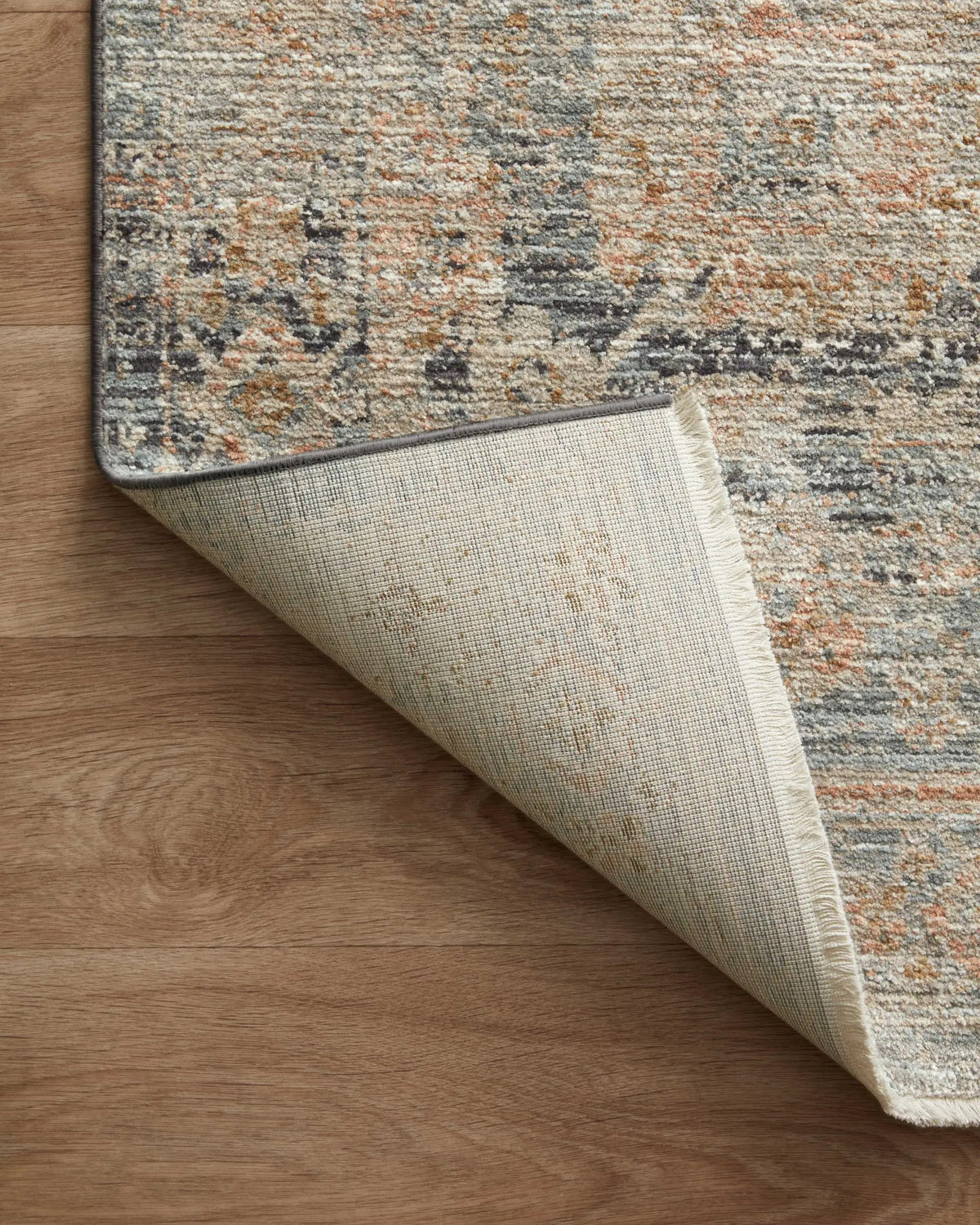 Katherine KES-02 Ocean / Coral Area Rug by Jean Stoffer x Loloi