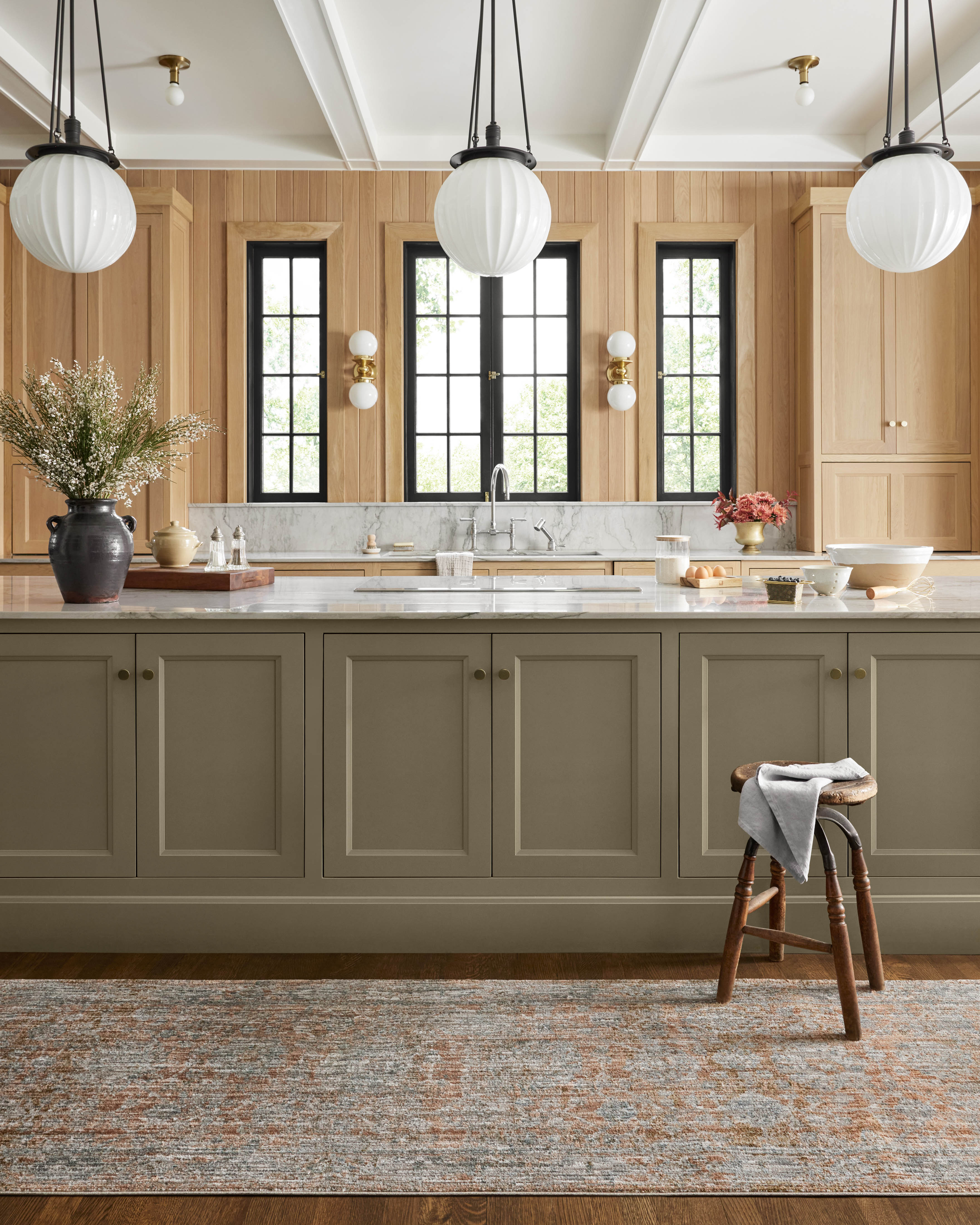 Jean Stoffer x Loloi Katherine KES-02 Terracotta / Smoke Area Rug