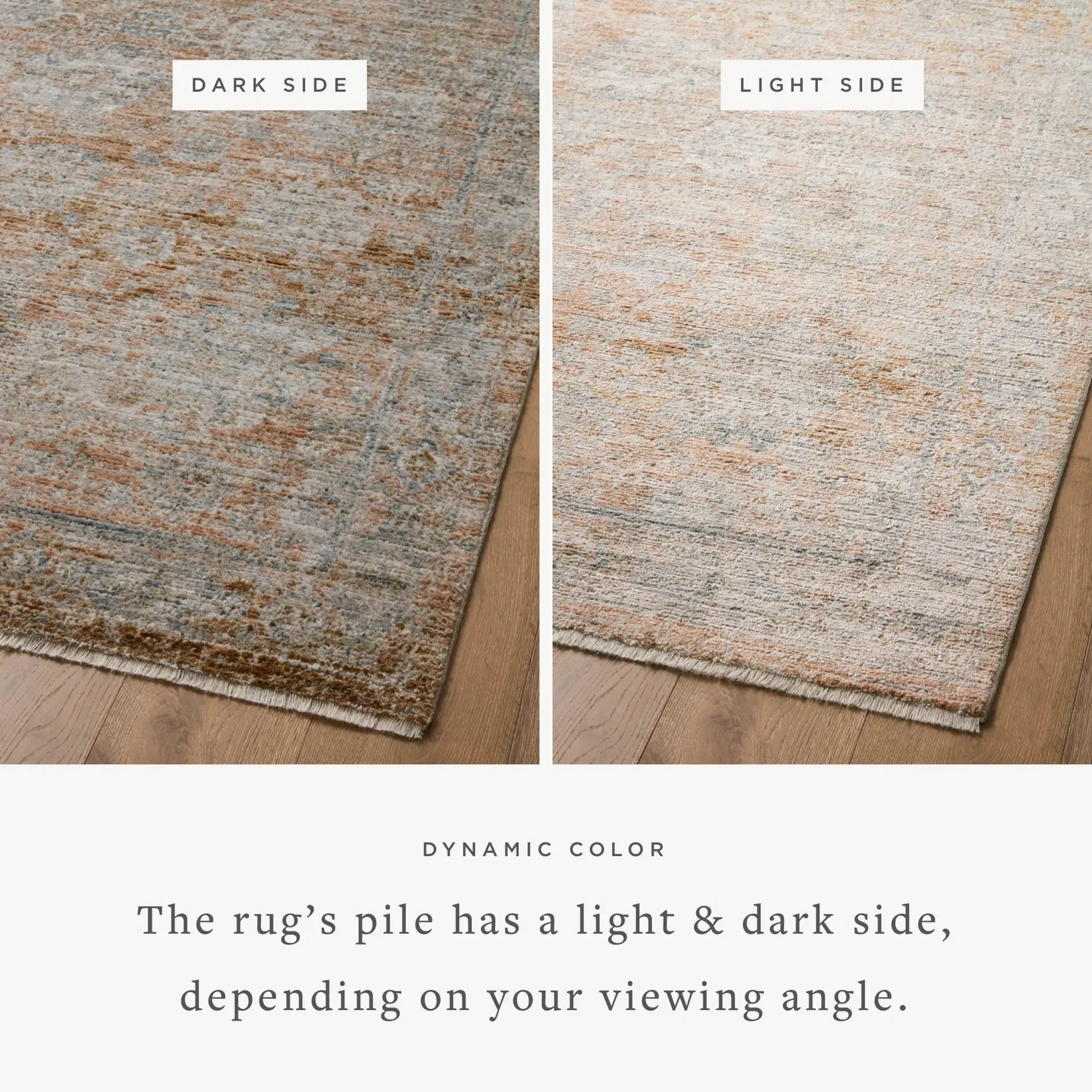 Katherine KES-02 Terracotta / Smoke Area Rug by Jean Stoffer x Loloi