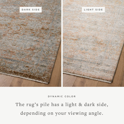 Jean Stoffer x Loloi Katherine KES-02 Terracotta / Smoke Area Rug