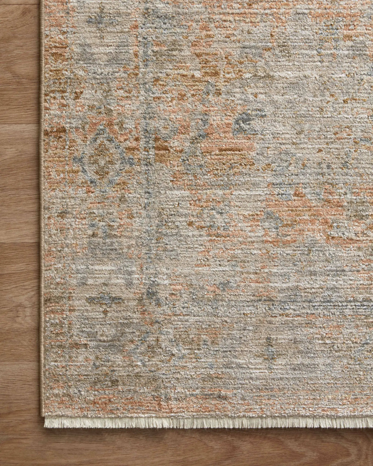 Katherine KES-02 Terracotta / Smoke Area Rug by Jean Stoffer x Loloi