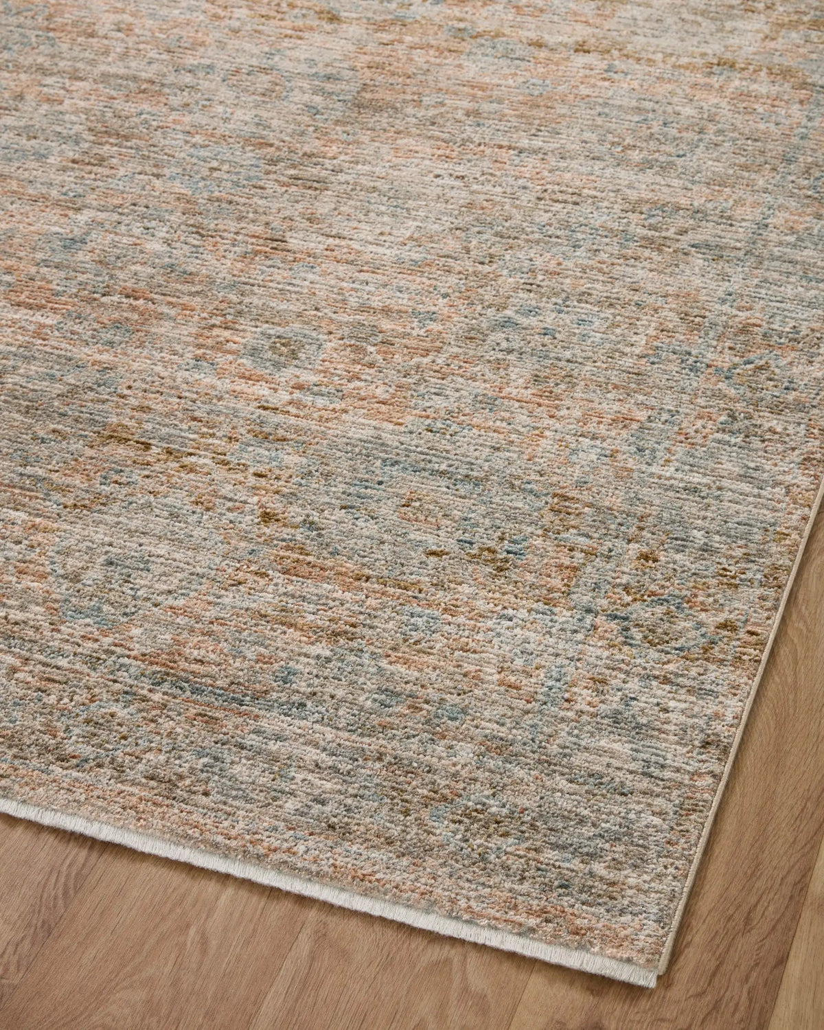 Katherine KES-02 Terracotta / Smoke Area Rug by Jean Stoffer x Loloi