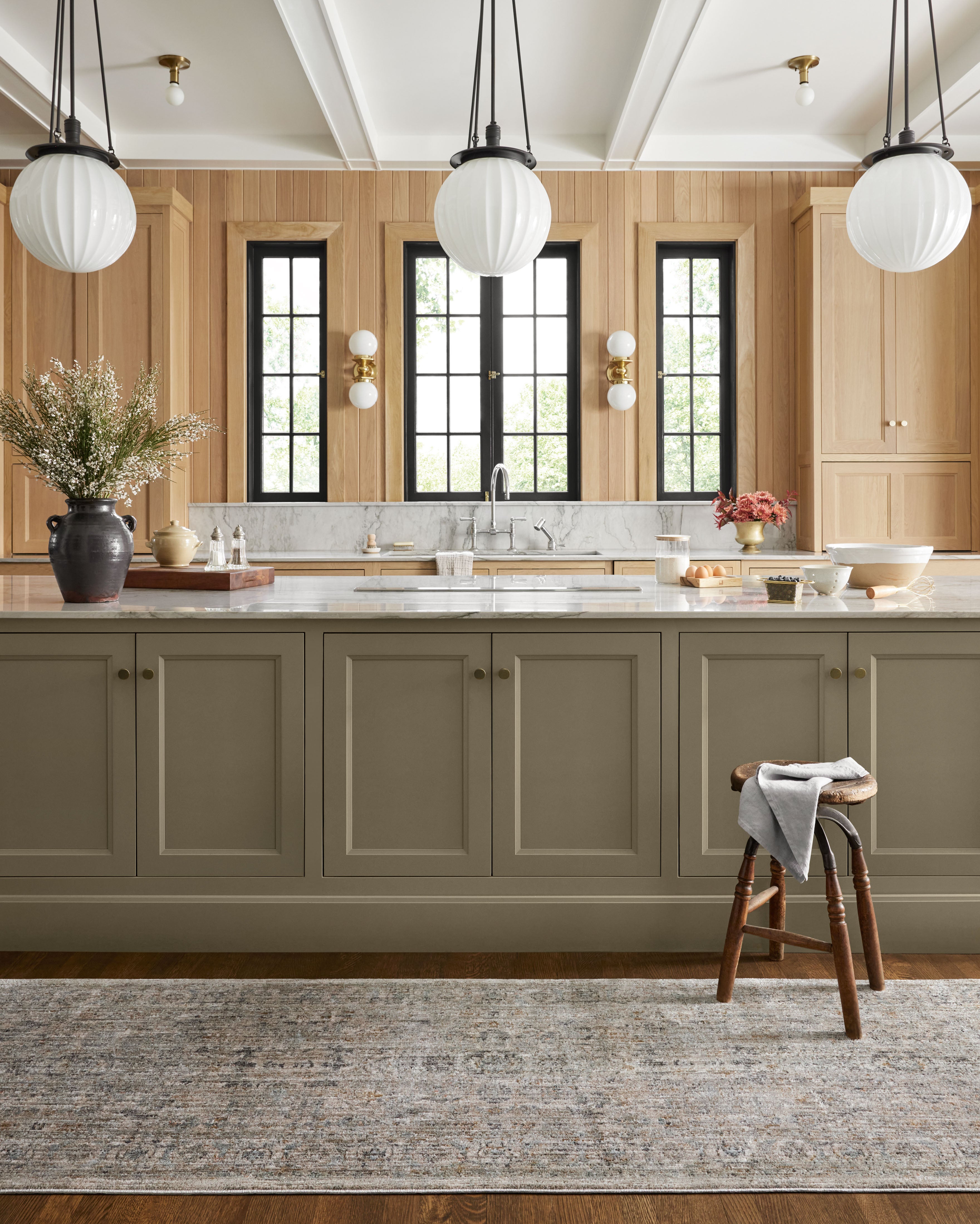 Jean Stoffer x Loloi Katherine KES-03 Beige / Mist Area Rug