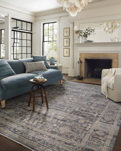 Jean Stoffer x Loloi Katherine KES-03 Midnight  / Tobacco Area Rug