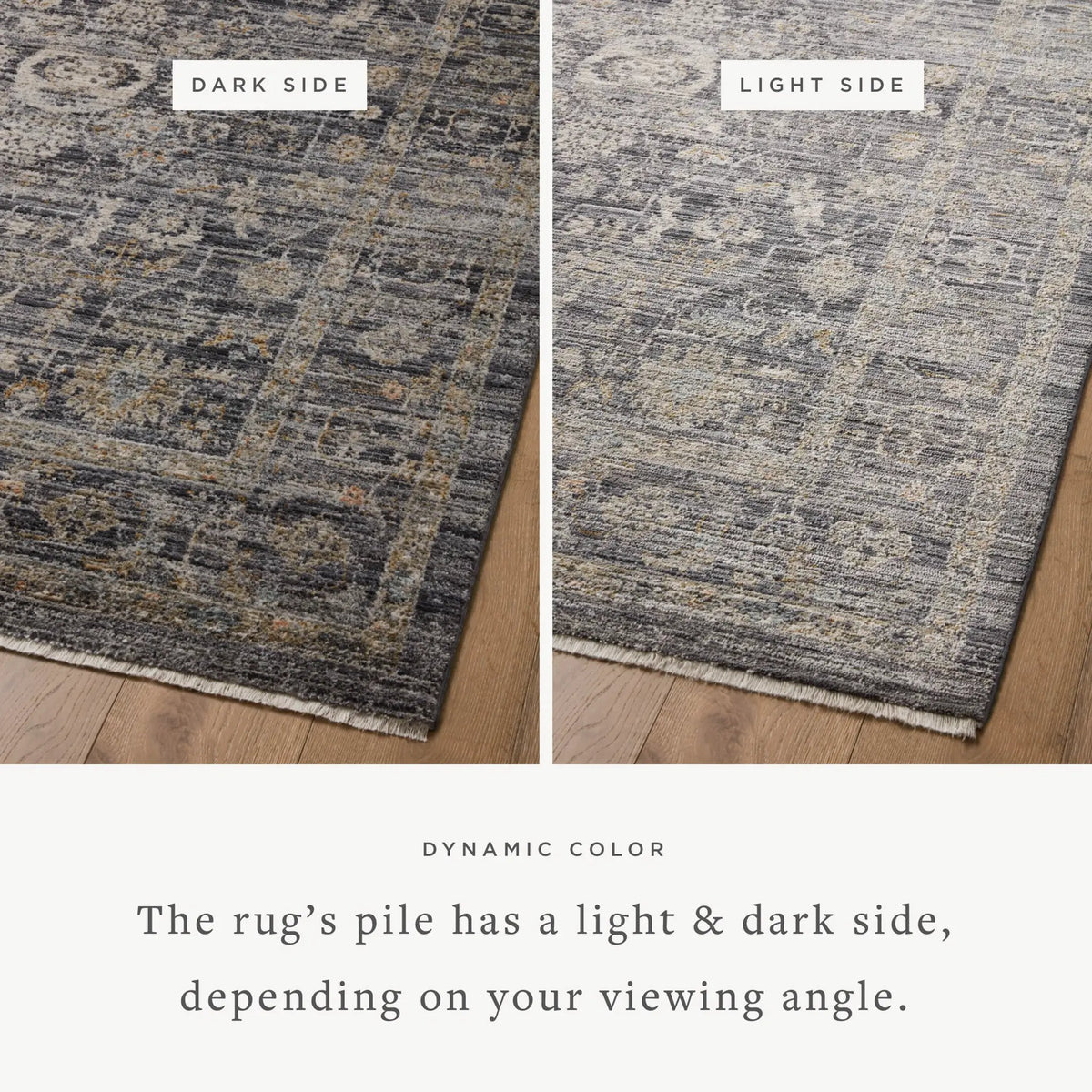 Katherine KES-03 Midnight / Tobacco Area Rug by Jean Stoffer x Loloi
