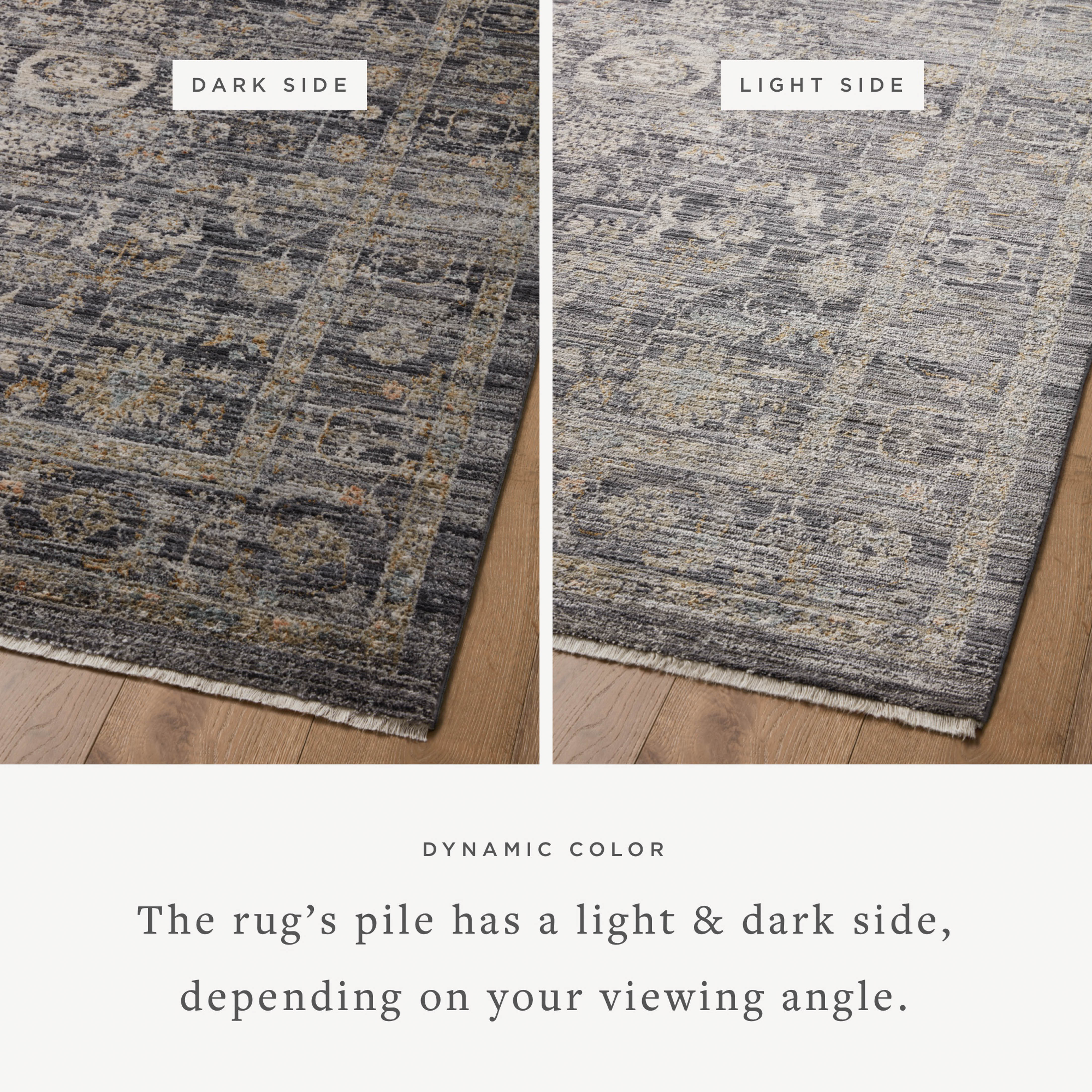 Jean Stoffer x Loloi Katherine KES-03 Midnight  / Tobacco Area Rug