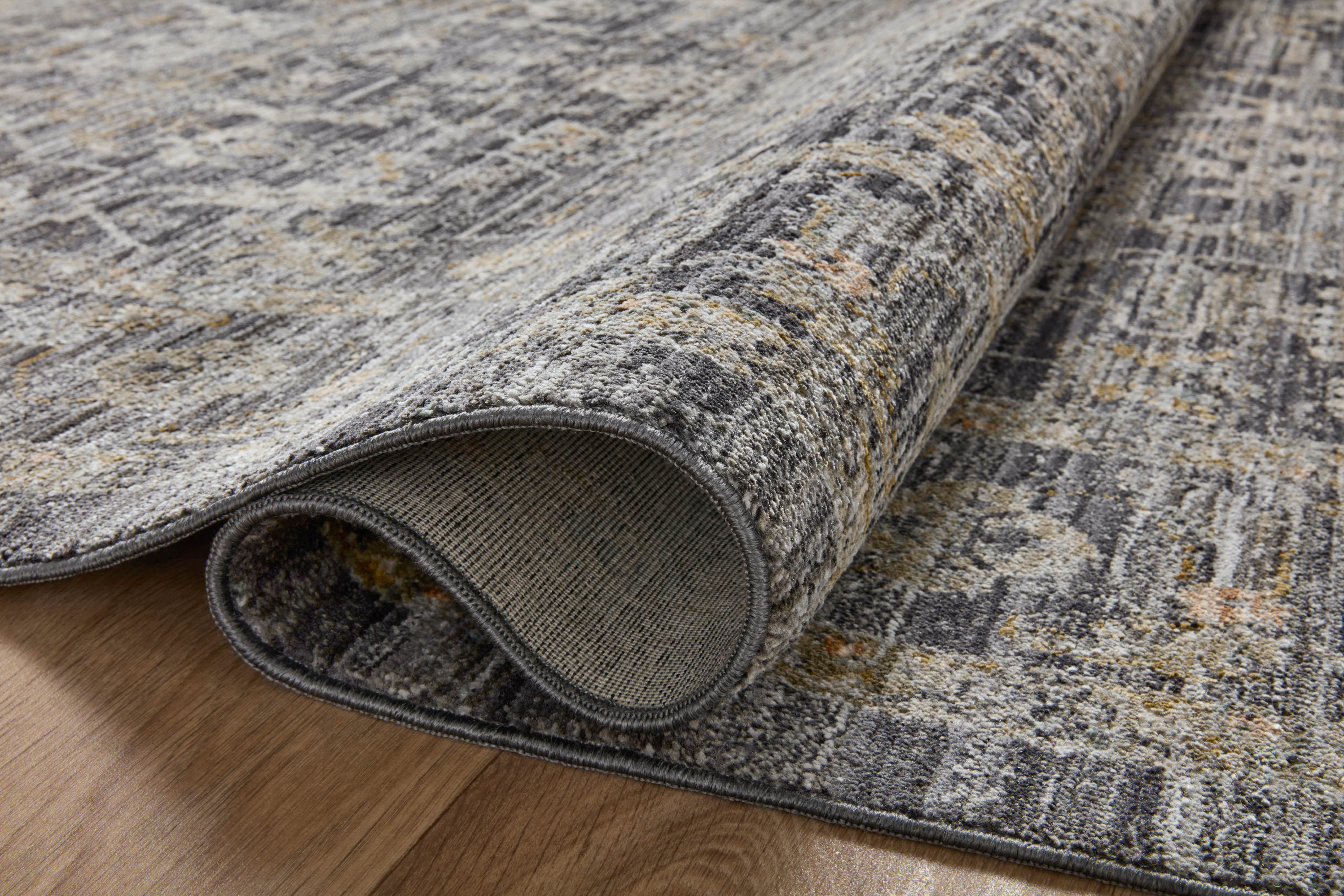 Jean Stoffer x Loloi Katherine KES-03 Midnight  / Tobacco Area Rug