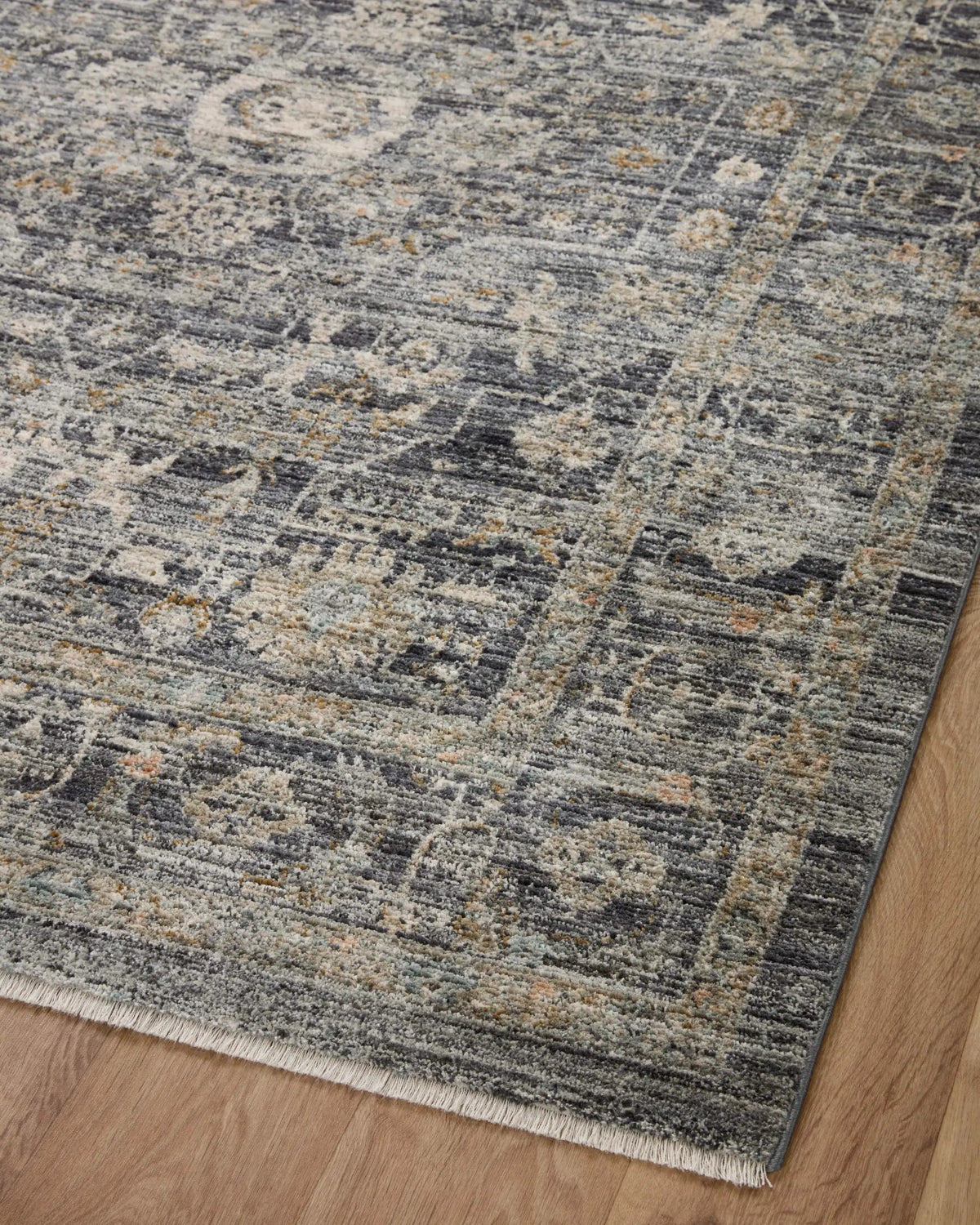 Katherine KES-03 Midnight / Tobacco Area Rug by Jean Stoffer x Loloi