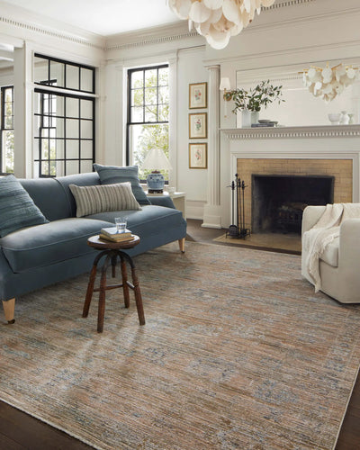 Katherine KES-04 Copper / Steel Area Rug by Jean Stoffer x Loloi