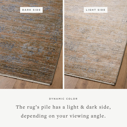 Jean Stoffer x Loloi Katherine KES-04 Copper / Steel Area Rug