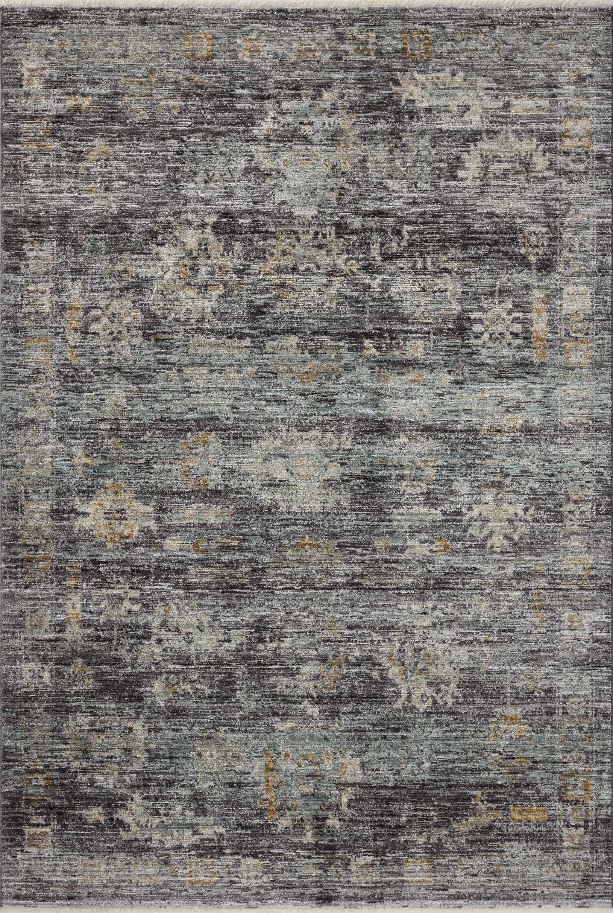 Katherine KES-04 Ink / Jade Area Rug by Jean Stoffer x Loloi