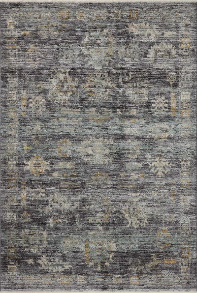 Katherine KES-04 Ink / Jade Area Rug by Jean Stoffer x Loloi
