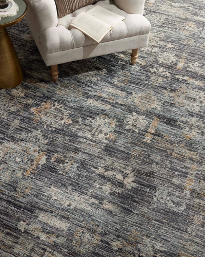 Katherine KES-04 Ink / Jade Area Rug by Jean Stoffer x Loloi