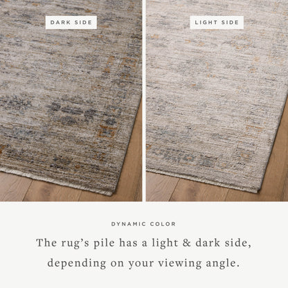 Jean Stoffer x Loloi Katherine KES-04 Pebble / Ocean Area Rug