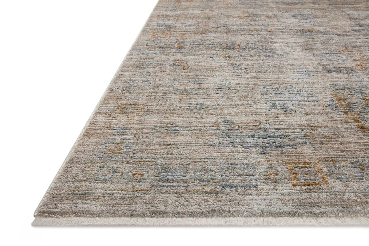 Katherine KES-04 Pebble / Ocean Area Rug by Jean Stoffer x Loloi