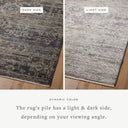 Jean Stoffer x Loloi Katherine KES-05 Graphite / Jade Area Rug