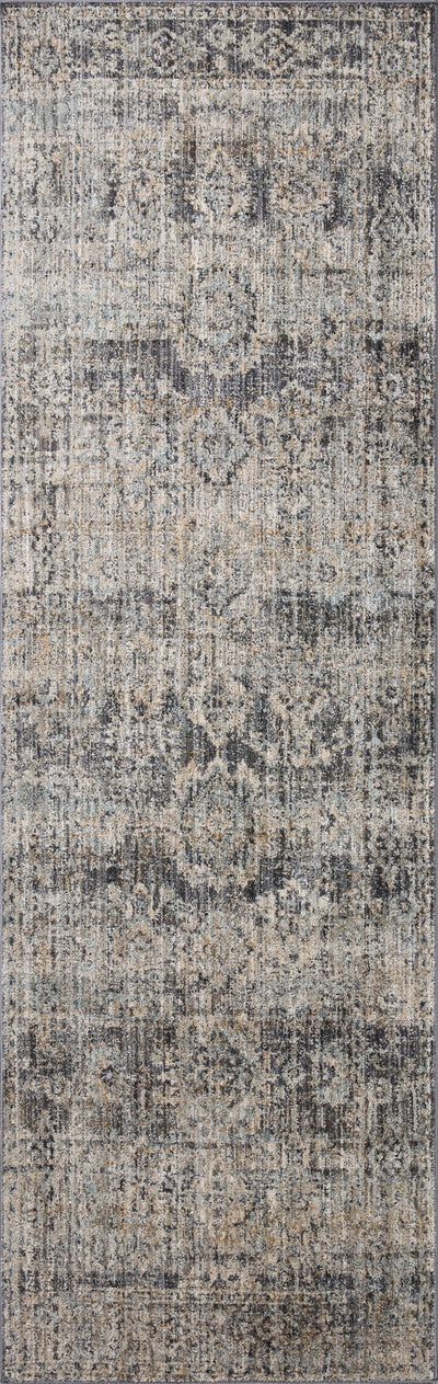 Jean Stoffer x Loloi Katherine KES-05 Graphite / Jade Area Rug
