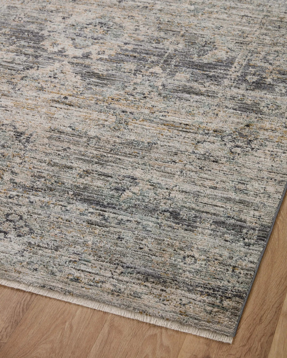 Katherine KES-05 Graphite / Jade Area Rug by Jean Stoffer x Loloi
