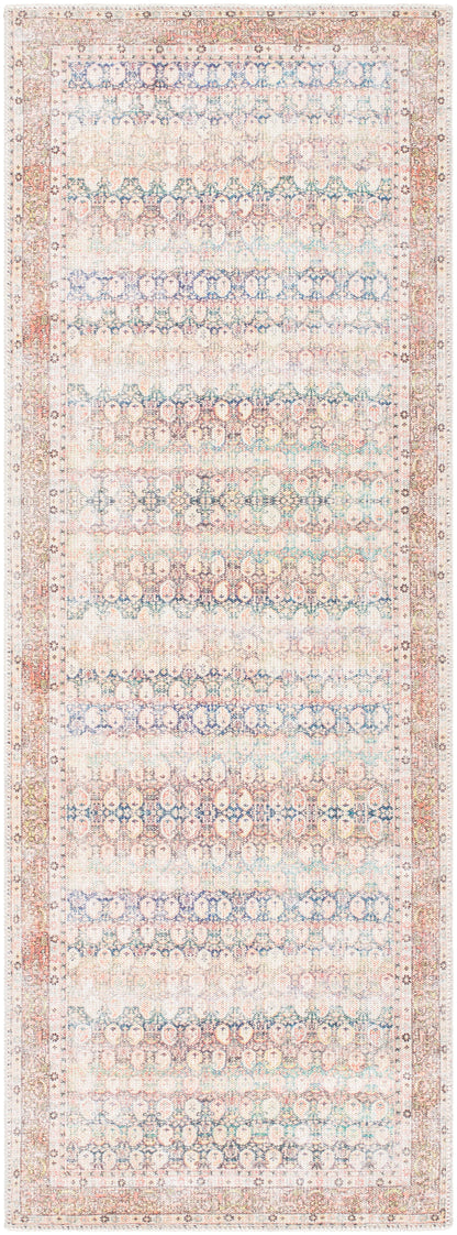 Surya Kemer KMR-2304 Bright Blue Machine Washable Area Rug by LIVABLISS