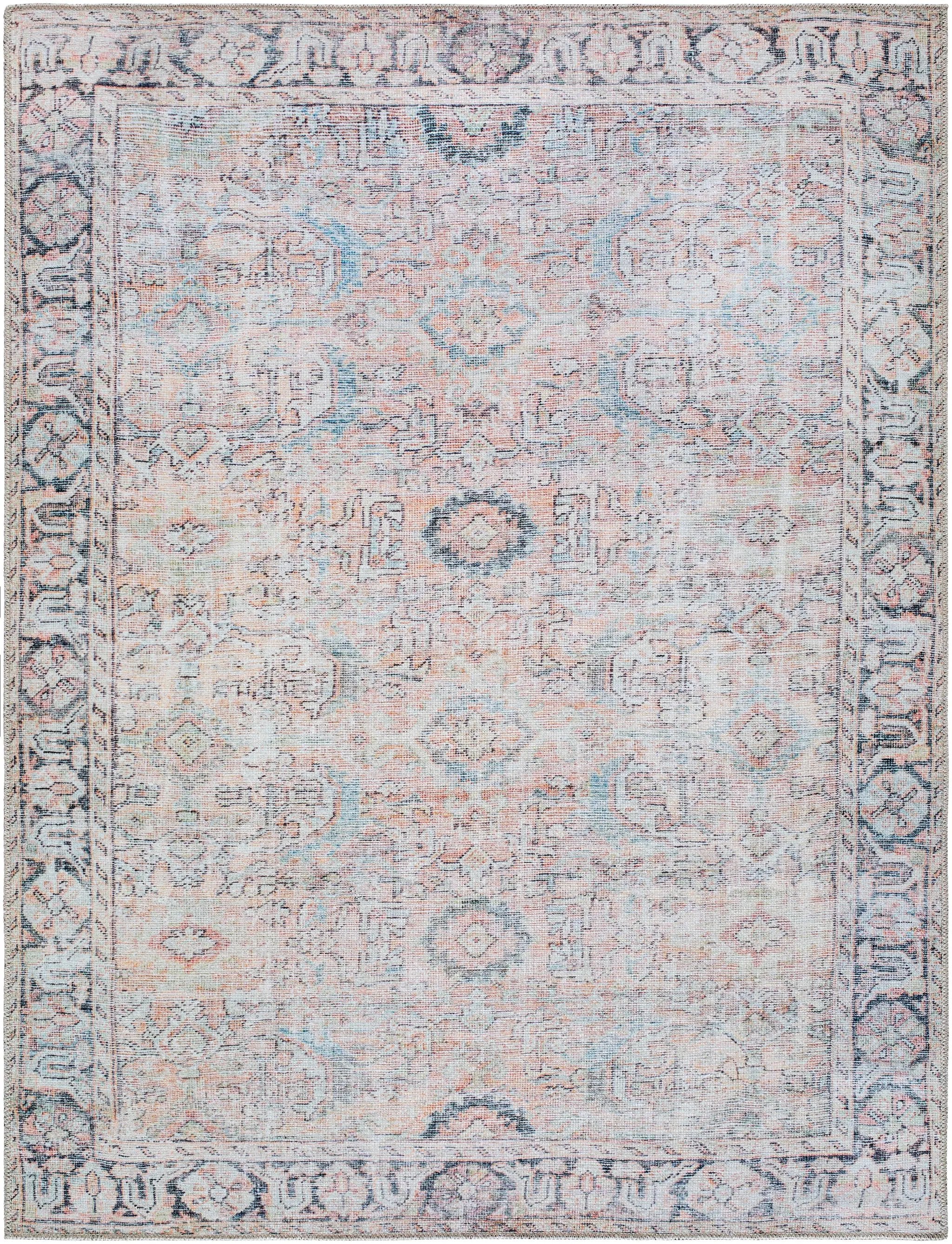 Kemer KMR-2312 Tan Area Rug by LIVABLISS