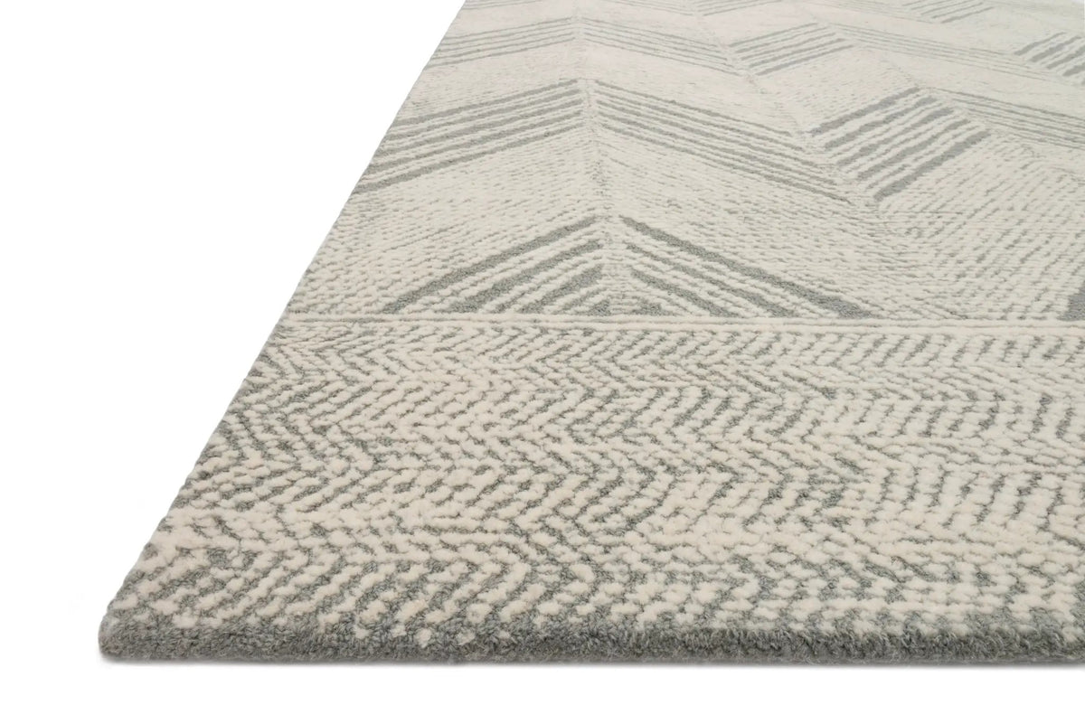 Kopa KO-02 Grey / Ivory Area Rug by Loloi