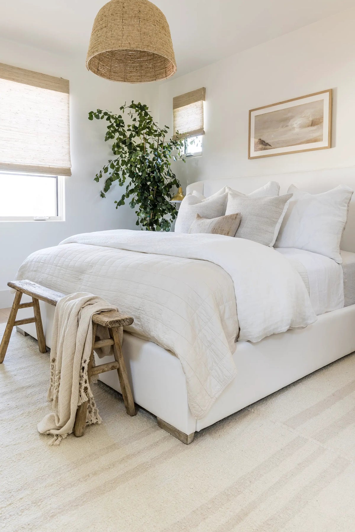 Koukila KOK-2 (Muted Stripe) Ivory Area Rug by Pure Salt by Momeni