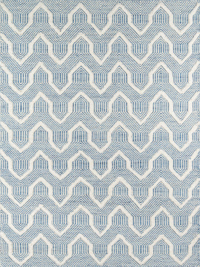 Erin Gates Langdon LGD-1 Blue Hand Woven Area Rug by Momeni