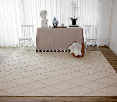 Erin Gates Langdon LGD-3 Beige Hand Woven Area Rug by Momeni