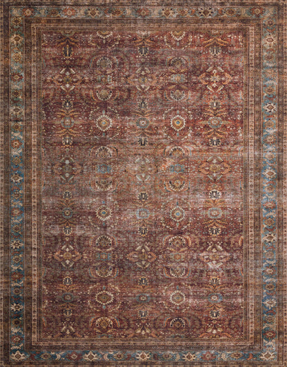Loloi Layla LAY-01 Brick / Blue Area Rug
