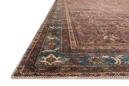 Loloi Layla LAY-01 Brick / Blue Area Rug