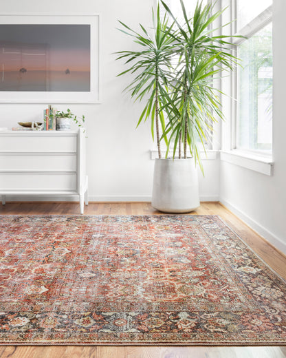 Loloi Layla LAY-02 Spice / Marine Area Rug