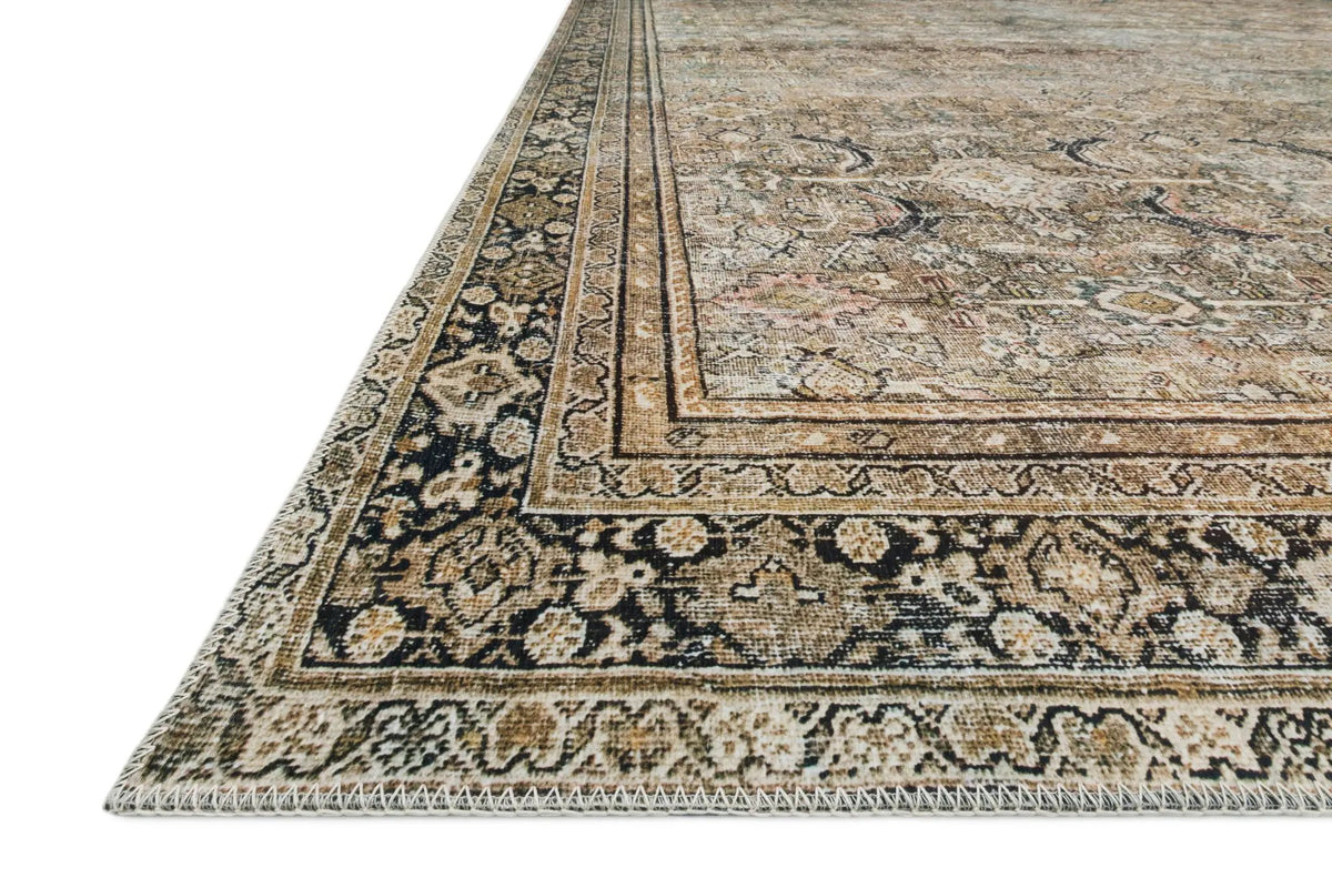 Layla LAY-03 Olive / Charcoal Area Rug by Loloi