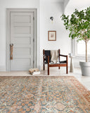 Loloi Layla LAY-04 Ocean / Rust Area Rug